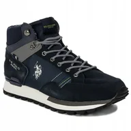Sneakersy męskie - Sneakersy U.S.Polo Assn. ARON003 DBL-LGEI01 r.43 - miniaturka - grafika 1
