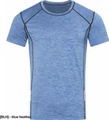 Odzież robocza - Stedman SST8840 - Sportowa koszulka dla mężczyzn SST8840. - blue heather 2XL - miniaturka - grafika 1