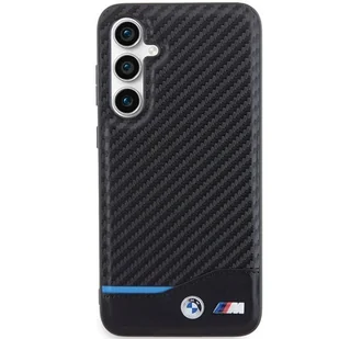 Etui BMW BMHCS23FE22NBCK Samsung Galaxy S23 FE Leather Carbon czarny/black - Etui i futerały do telefonów - miniaturka - grafika 4
