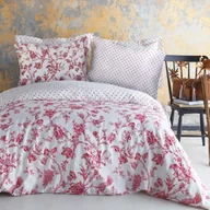 Pościel - Pościel 160x200 satyna bawełniana w pudełku Rose Blanc Luxury - miniaturka - grafika 1