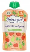 Desery dla dzieci - Babydream Deserek w Tubce Mus Jabłko Gruszka Szpinak Bio od 6. m-cu ż 100 g - miniaturka - grafika 1