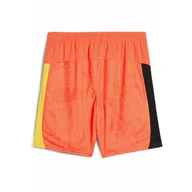 Spodnie sportowe męskie - Męskie szorty KIDSUPER × MANCHESTER CITY PUMA Neon Sun Black Orange - miniaturka - grafika 1