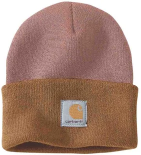 Czapka Carhartt Knit Cuffed Beanie Cameo Brown - Czapki damskie - miniaturka - grafika 1