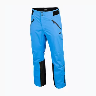 Spodnie narciarskie - Spodnie narciarskie męskie 4F niebieskie H4Z22-SPMN006 l - grafika 1