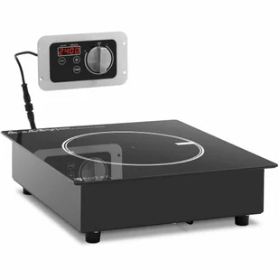Kuchenka indukcyjna pod zabudowę - 17 cm - 10 poziomów - timer - Royal Catering RCIK-3500ICB.1 - Piece, kotły  i płyty grzejne gastronomiczne - miniaturka - grafika 1