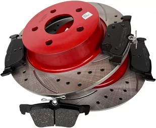 Tylne klocki + WIERCONE tarcze hamulcowe 280mm Ford Kuga 2013-2016 - Tarcze hamulcowe - miniaturka - grafika 2