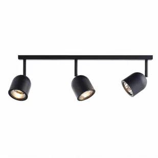 Sufitowa lampa metalowa SPARK Kaspa regulowana czarna 50944302   - Lampy sufitowe - miniaturka - grafika 1