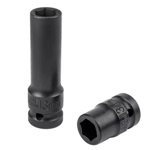 SZEŚCIOKĄTNE NASADKI UDAROWE 1/2" 10-19mm 20el - Nasadki do elektronarzędzi - miniaturka - grafika 6