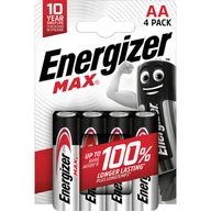 Baterie i akcesoria - Bateria ENERGIZER MAX AA LR6 4 sztuki - miniaturka - grafika 1
