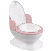 Akcesoria do wc - Nocnik dla dzieci z wyjmowanym pojemnikiem biało-różowy - miniaturka - grafika 1