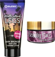 Balsamy i kremy do opalania - Supertan Supertan California Hollywood Legs + Słoiczek Beauty Face - miniaturka - grafika 1