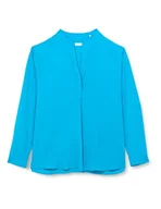 Bluzki damskie - Seidensticker Bluzka damska, turkusowy, 42 - miniaturka - grafika 1