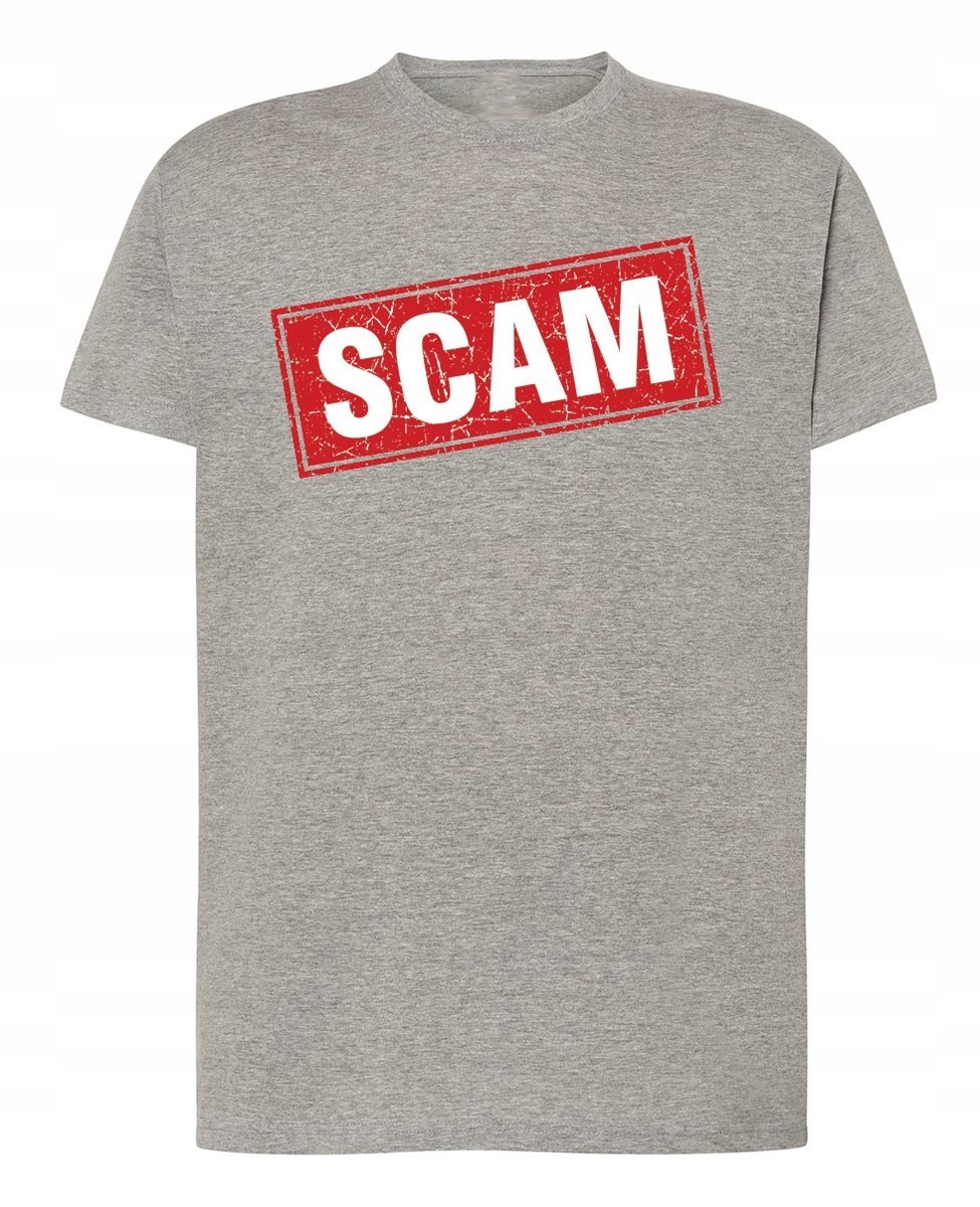 Koszulka T-Shirt Napis SCAM r.S