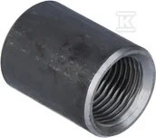 Łączniki, trójniki, kształtki - Geldbach Mufa spawalnicza/gwintowana czarna 1/2" (dn15) - miniaturka - grafika 1