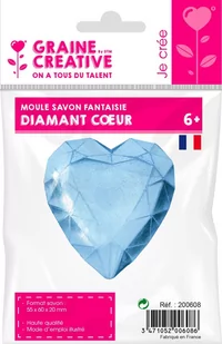 Mini Foremka Do Mydła Szifowany Klejnot Serce - Mydła - miniaturka - grafika 1