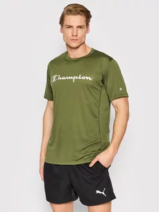 Champion Koszulka techniczna 217090 Zielony Athletic Fit - Koszulki sportowe męskie - miniaturka - grafika 1