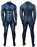 Stroje karnawałowe - Strój Przebranie Nightwing Rycerze Gotham 158/164 - miniaturka - grafika 1
