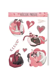 Naklejki walentynkowe miłość para album walentynki - Scrapbooking - miniaturka - grafika 1