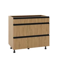Meble kuchenne - Bari Plus Szafka Dolna Ds-90-2W-1N_Modern Dąb Kamienny - miniaturka - grafika 1