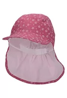 Czapki damskie - Sterntaler Unisex dziecięca czapka z daszkiem kark kwiaty czapka dziecięca, różowa, normalna, Rosa, 47 - miniaturka - grafika 1