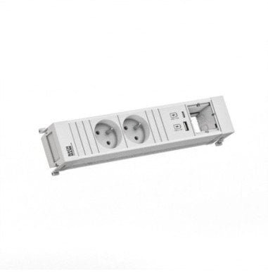BACHMANN POWER FRAME 2xUTE 1xCM 1xUSB A/C 22W 0.2m GST18