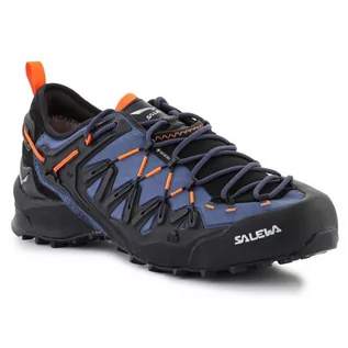 Buty sportowe męskie - Buty Salewa Ms Wildfire Edge Gtx M 61375-8669 niebieskie - grafika 1