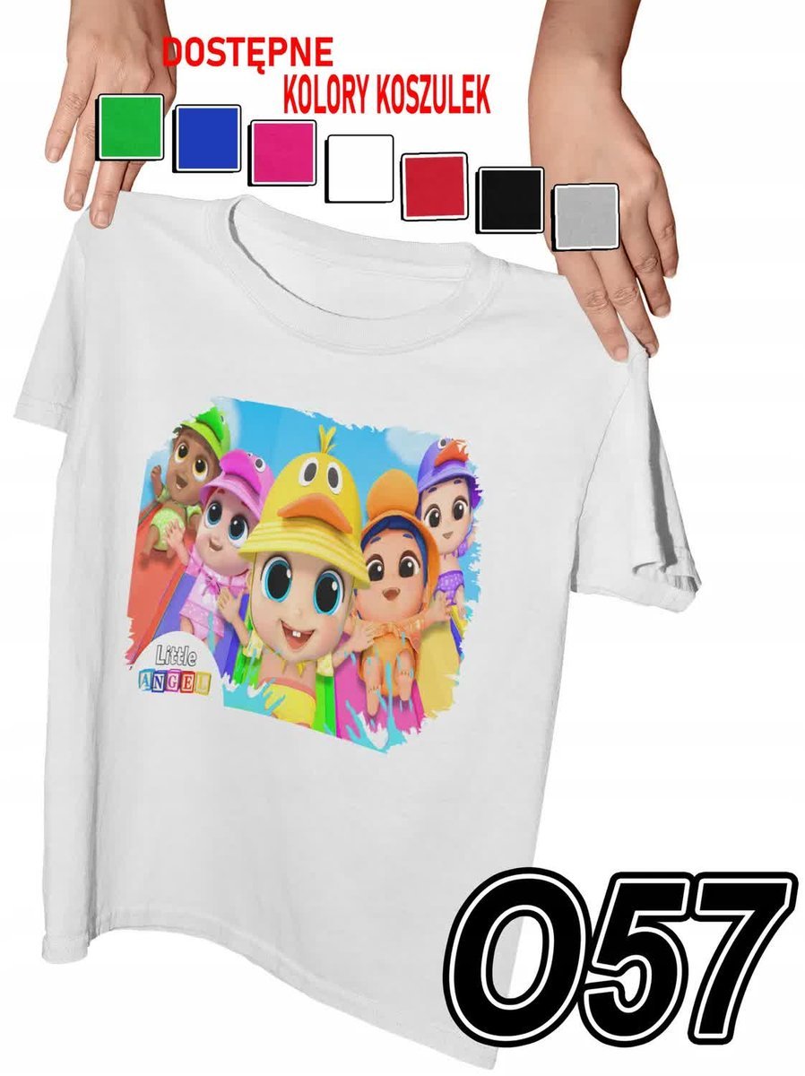 Koszulka Dziecięca Z Nadrukiem Bajki Jaś Angel Różne - L 146-152