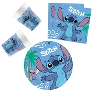 Zestawy naczyń dla dzieci - Lilo i Stitch Zestaw PARTY URODZINOWY Zastawa Stołowa Papierowa - miniaturka - grafika 1