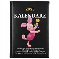 Kalendarze - KALENDARZ CZARNY Planer A5 2025 Na Prezent Kubuś Puchatek PROSIACZEK Wzory - miniaturka - grafika 1