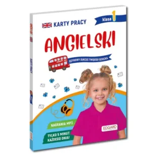 Angielski. Karty pracy. Klasa 1 - Książki edukacyjne Angielski. Karty pracy. Klasa 1 - Książki edukacyjne - miniaturka - grafika 1