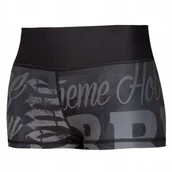 Kimona, stroje i obuwie - Extreme Hobby Szorty Sportowe Damskie LETTERS Czarne M - miniaturka - grafika 1