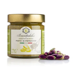 Pesto Pistacjowe | 55% pistacji w składzie | 190g - Majonezy i dressingi - miniaturka - grafika 1