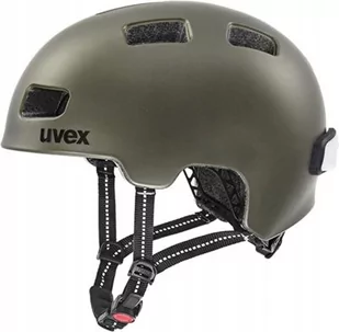 UVEX City 4 Helmet, zielony 55-58cm 2022 Kaski miejskie i trekkingowe S4100500615 - Kaski rowerowe - miniaturka - grafika 1