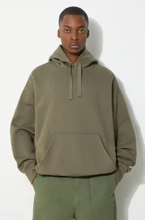 Vans bluza Premium Standards Surplus Po Hoodie LX męska kolor zielony z kapturem gładka VN000GVQCHZ1 - Bluzy męskie - miniaturka - grafika 1