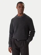 Swetry męskie - Calvin Klein Sweter LV04LD306G Szary Regular Fit - miniaturka - grafika 1