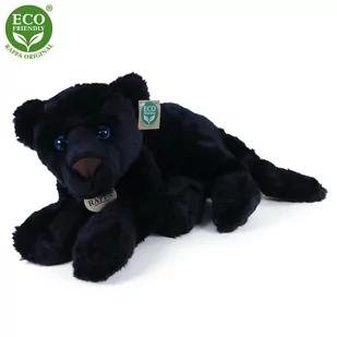 Pluszowa czarna pantera leżąca 40 cm ECO-FRIENDLY - Maskotki i pluszaki - miniaturka - grafika 1