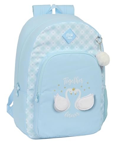 Glowlab M876 Magic Flow, plecak szkolny, odpowiedni dla dzieci w różnym wieku, wygodny i wszechstronny, jakość i wytrzymałość, kolor beżowy unisex dla dzieci (1 sztuka), Jasnoniebieski, Estándar,