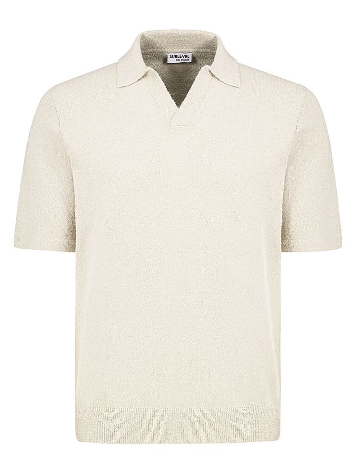 Sublevel Koszulka dzianinowa w kolorze beżowym