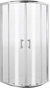Kabiny prysznicowe - Deante Jasmin Plus Kabina prysznicowa półokrągła 80x80 cm chrom KTJ_052P - miniaturka - grafika 1