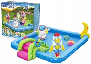 Basen dla Dzieci Zjeżdżalnia Zabawki Plac Wodny Zabaw XL Bestway 53052 - Place zabaw - miniaturka - grafika 1