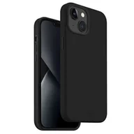 Etui i futerały do telefonów - UNIQ etui Lino iPhone 14 6,1" czarny/midnight black - miniaturka - grafika 1