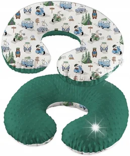 PODUSZKA ROGAL DO KARMIENIA SPANIA MINKY XXL PREMIUM BABYMAM - Poduszki do karmienia PODUSZKA ROGAL DO KARMIENIA SPANIA MINKY XXL PREMIUM BABYMAM - Poduszki do karmienia - miniaturka - grafika 1