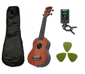 Inne akcesoria muzyczne - Ukulele sopranowe Laila UPM-2100-S tuner kostki pokrowiec - miniaturka - grafika 1