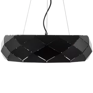 Beliani Lampa wisząca Lampa wisząca metalowa czarna CESANO 82830 - Lampy sufitowe - miniaturka - grafika 1