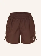 Spodenki damskie - Asics Szorty Do Biegania Nagino Run Adjustable 4in Short braun - miniaturka - grafika 1