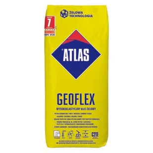 Atlas Wysokoelastyczny klej żelowy GEOFLEX C2TE 25 kg - Kleje i inne preparaty budowlane - miniaturka - grafika 1
