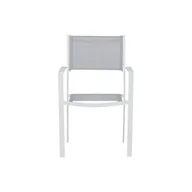 Fotele i krzesła ogrodowe - Copacabana krzesło ogrodowe ogrodowe szary, biały. - miniaturka - grafika 1