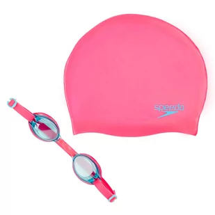 Okulary do pływania + czepek dla dzieci Speedo Jet V2 Swim Set - Pływanie - miniaturka - grafika 1