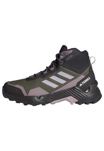 adidas Eastrail 2.0 Mid Rain.rdy damskie buty trekkingowe wodoodporne trampki, Oliwkowa warstwa srebrny świt bursztynowy odcień, 39 1/3 EU