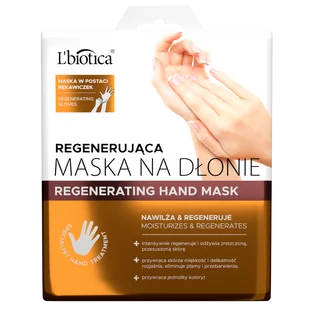 L'biotica intensywnie regenerująca maska na dłonie w postaci rękawiczek, 26 g/1 para - Kremy i maski do rąk - miniaturka - grafika 1